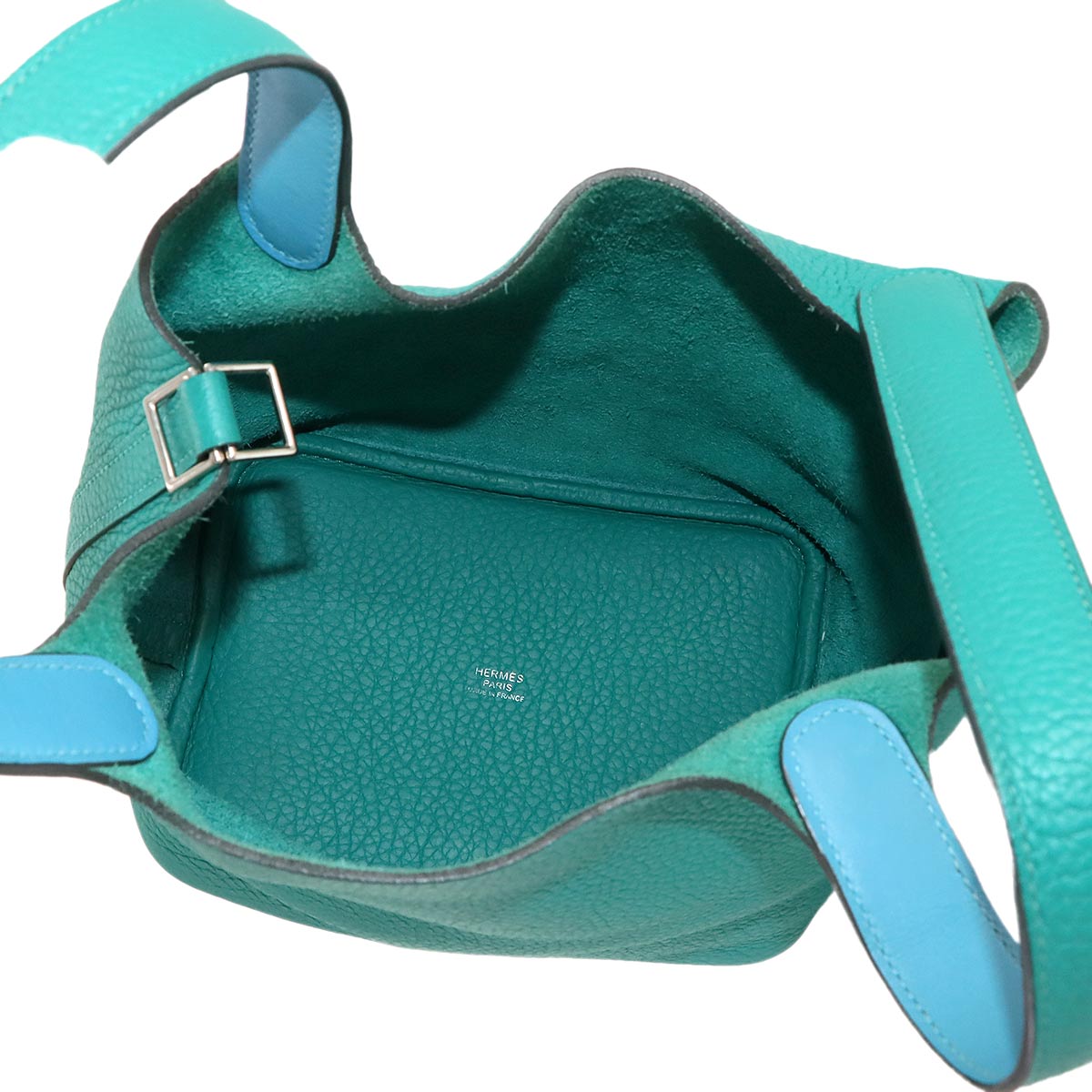 Picotin Lock Eclat PM Hand Bag Taurillon Clemence Vert Verone