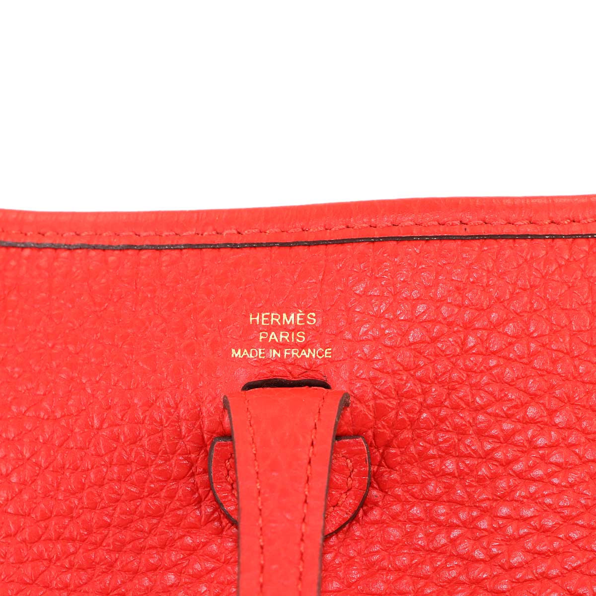 Evelyne Amazone TPM Shoulder Bag Taurillon Clemence Red