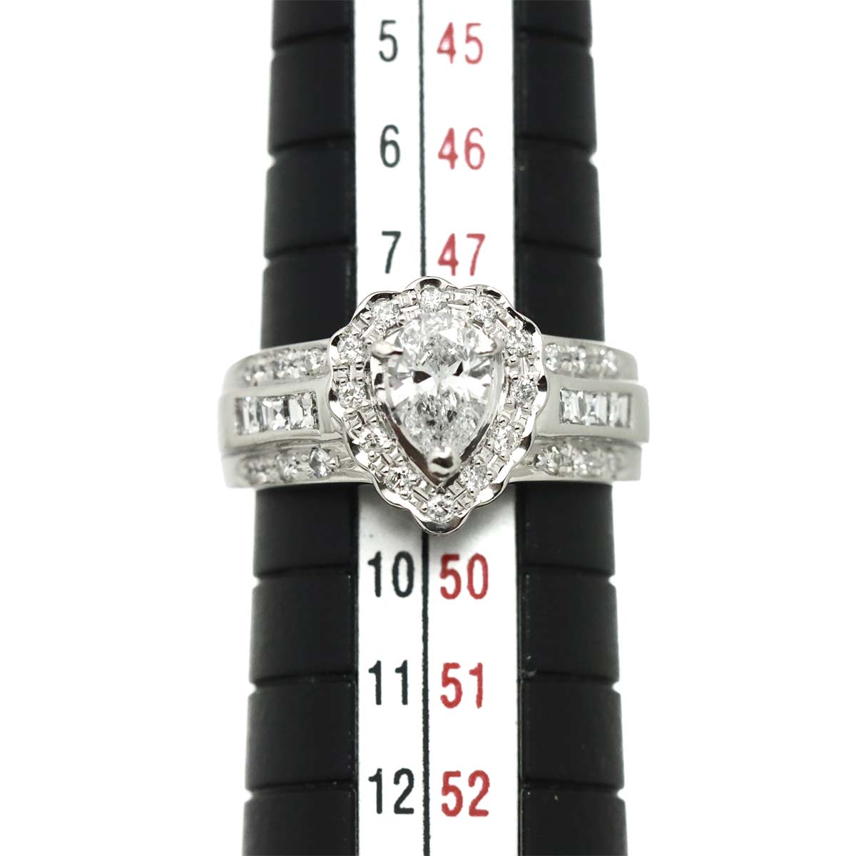 Diamond 0.33ct/0.43ct Ring Pt Platinum size4.5-4.75(US)