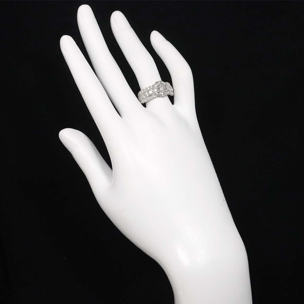 Diamond 2.00ct Ring Pt Platinum size6.5-6.75(US)
