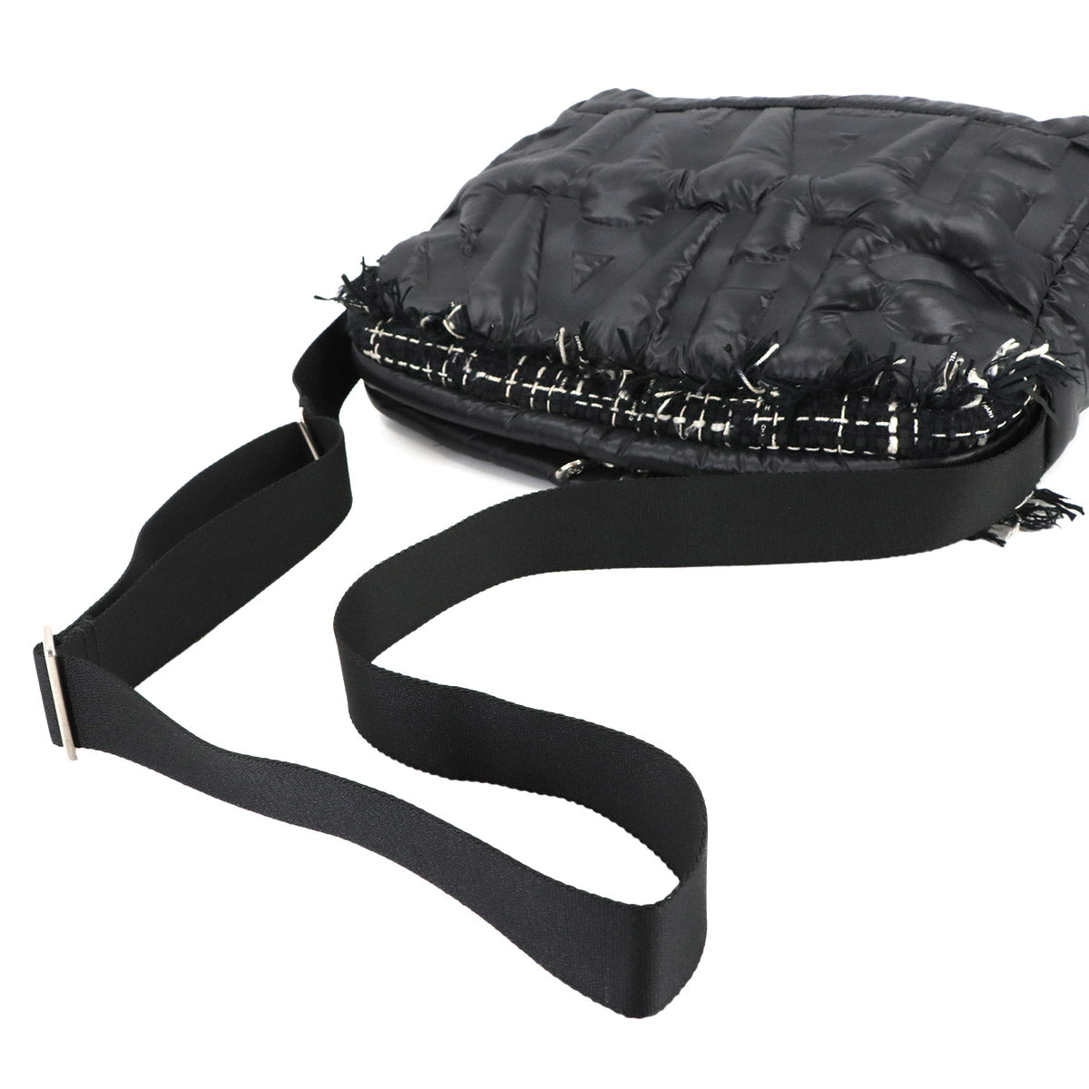 Coco Neige Shoulder Bag Nylon Black A57587 Coco Logos Purse