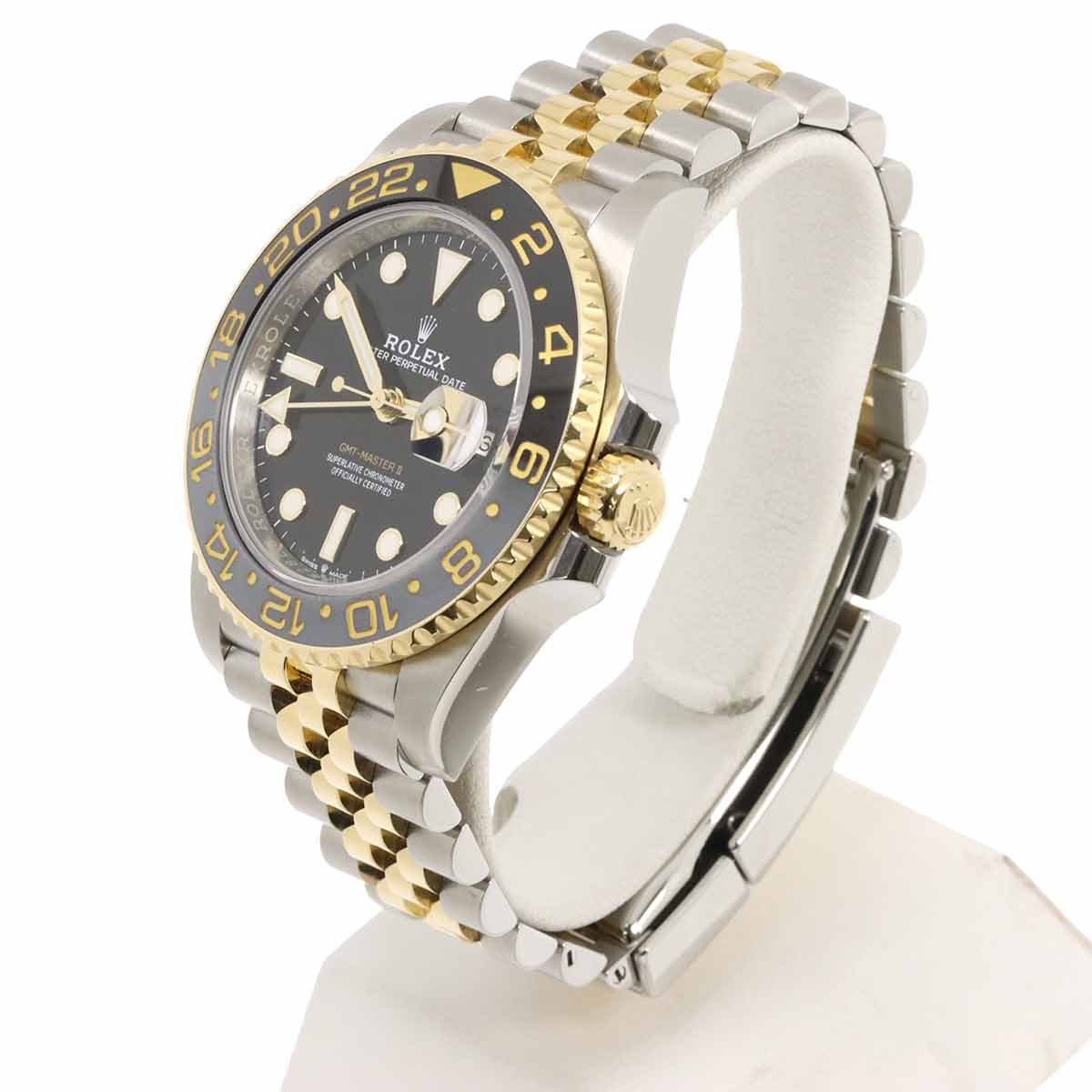GMT Master 2 126713GRNR K18YG Serial Random Black Dial Mens