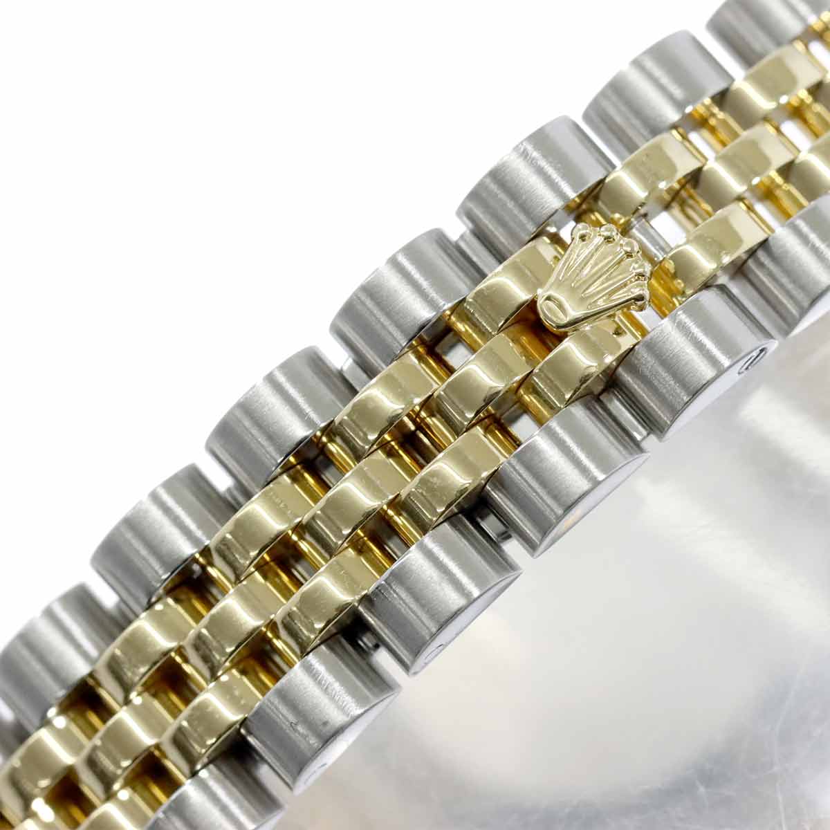 Datejust 179173G Serial F 750 YG 10P Diamond Gold Dial Ladies