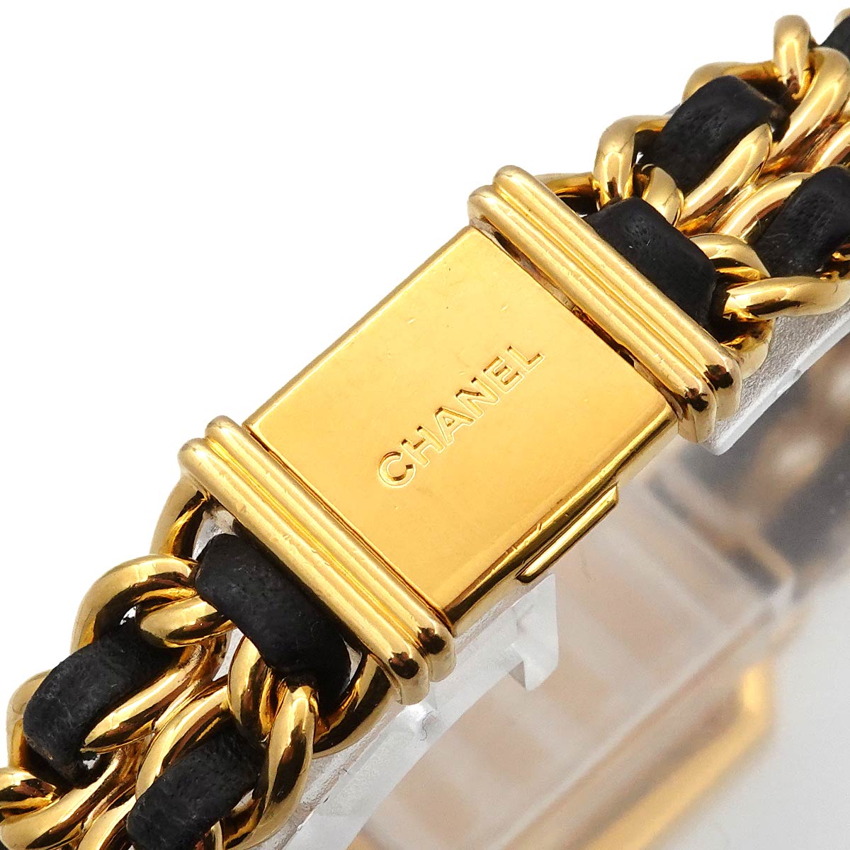 Premiere Size L H0001 Vintage Quartz Black Dial Ladies Watch