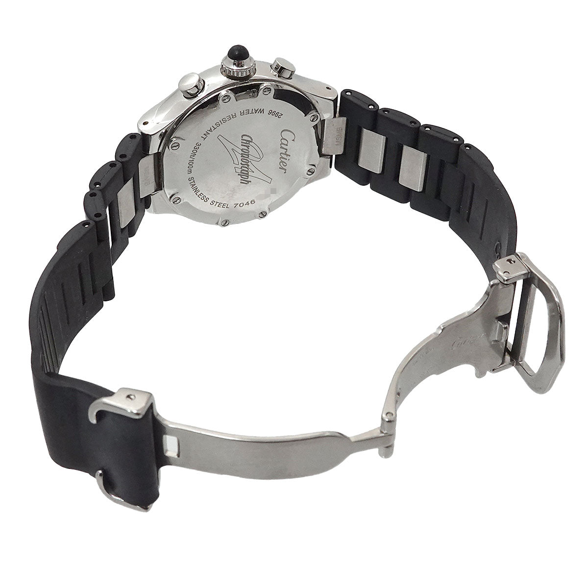 Must 21 Chronoscaph W10198U2 Quartz Black Dial Ladies Watch