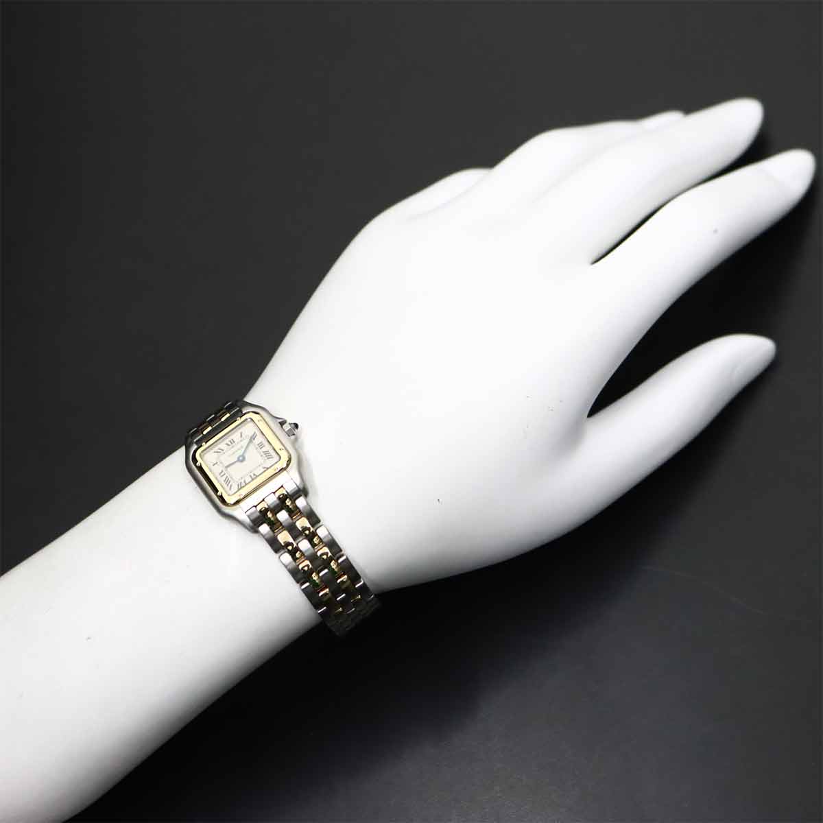 Panthere Two Row SM W25029B6 Quartz Cream Dial YG