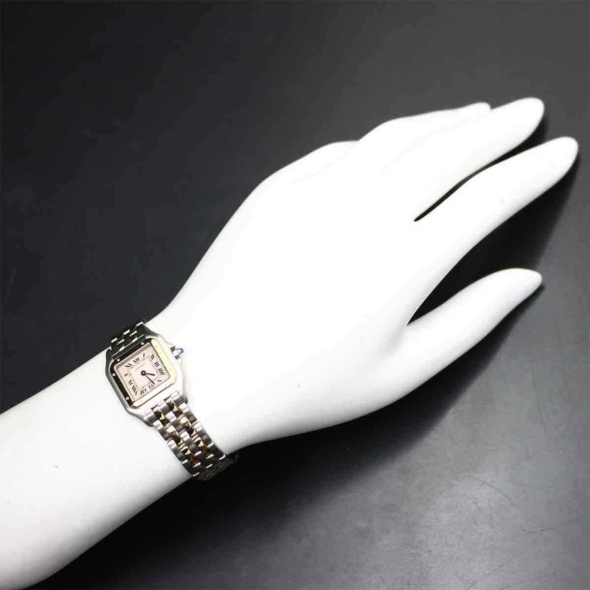 Panthere Two Row SM W25029B6 Quartz Cream Dial YG