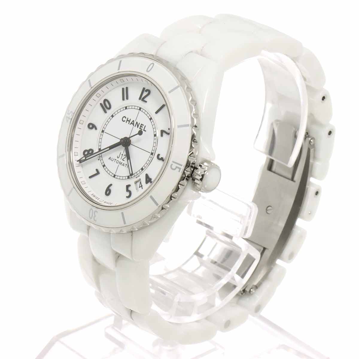 J12 H5700 Date Automatic White Dial Mens Watch