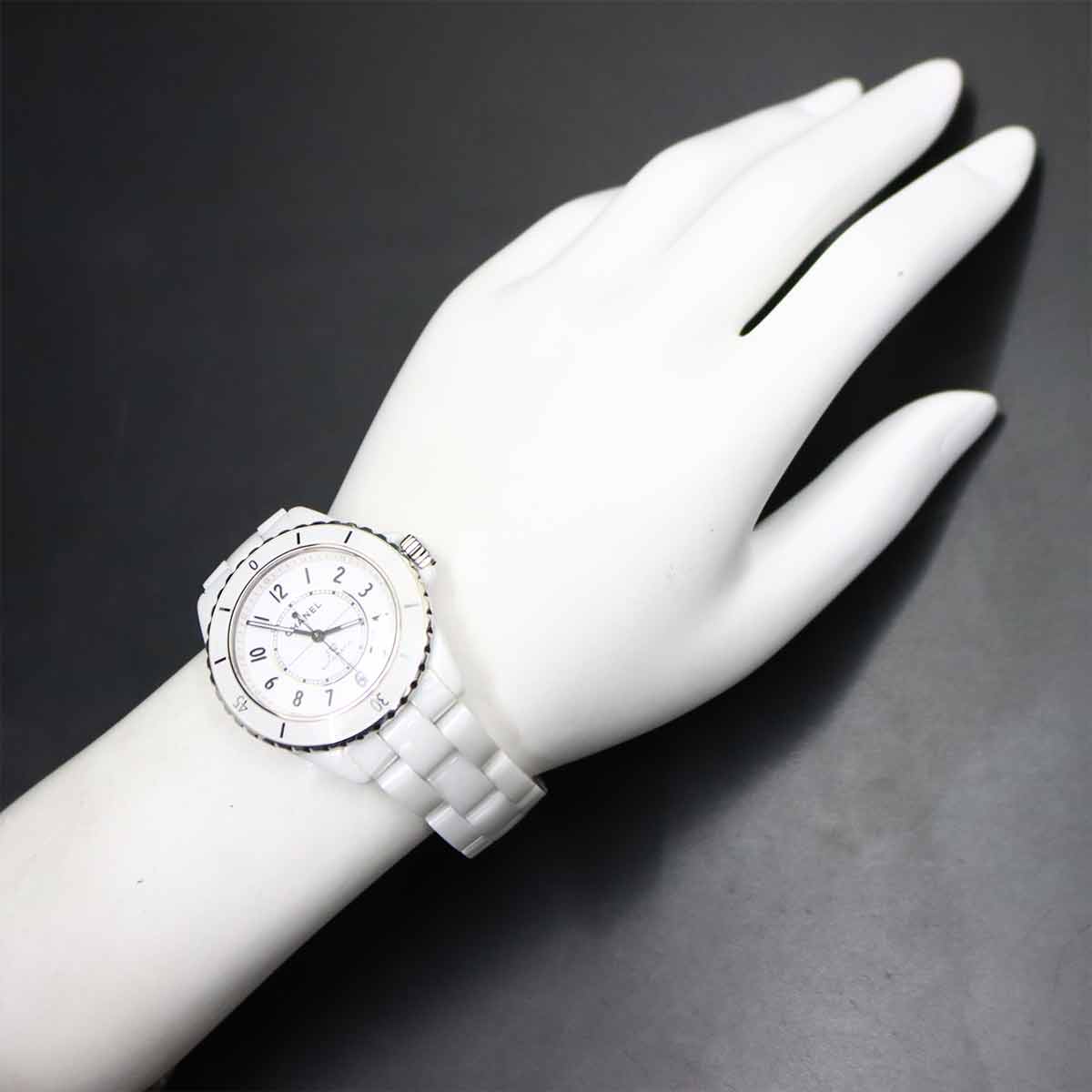 J12 H5700 Date Automatic White Dial Mens Watch