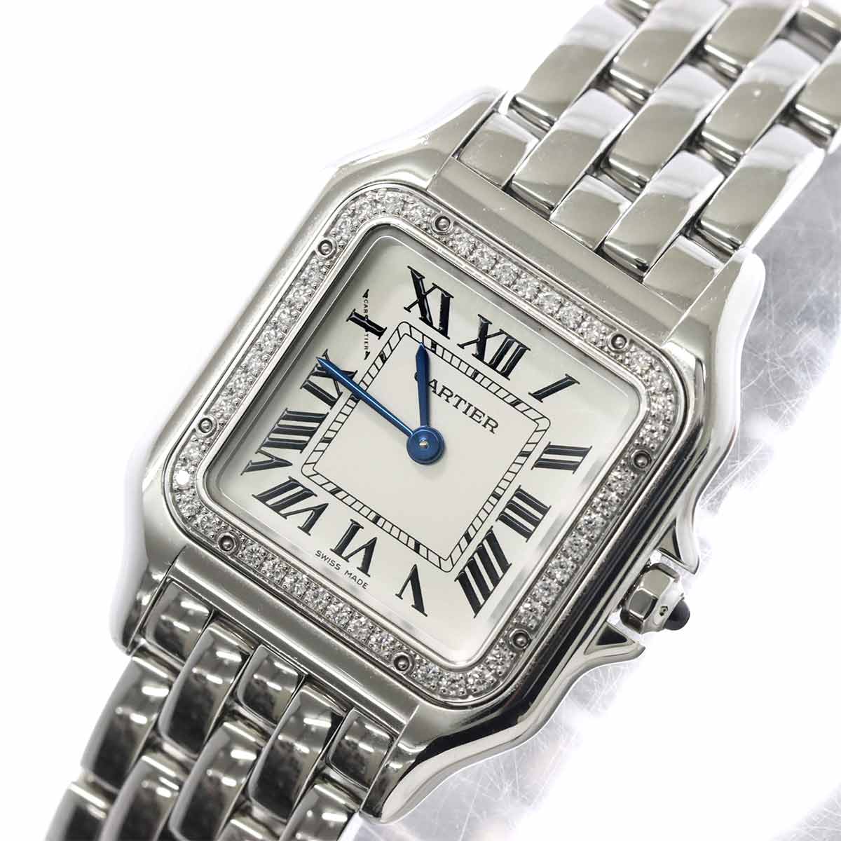 Panthere de Cartier MM W4PN0008 Quartz Silver Dial Boys