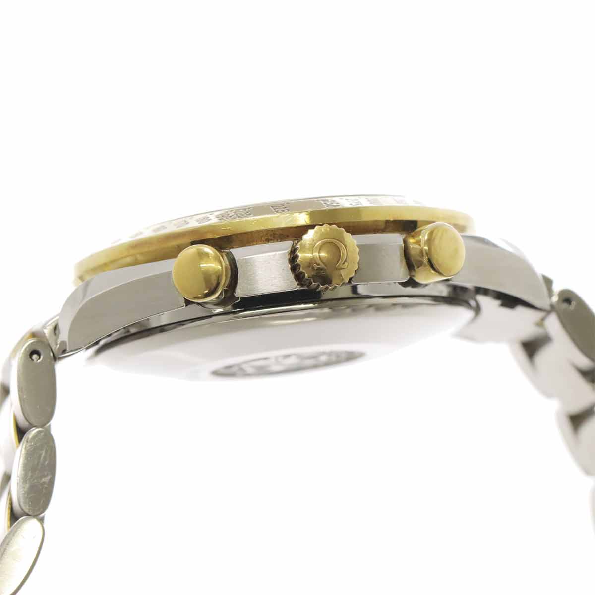 Speedmaster Mark40 3313.53 Chronograph Date 750 YG Black Dial