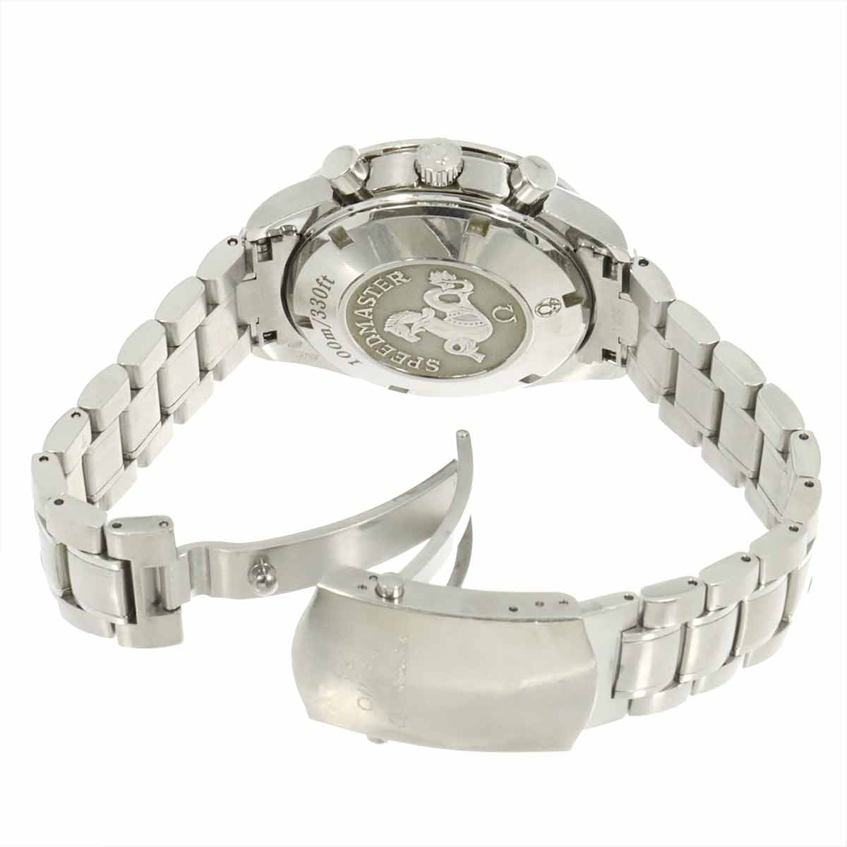 Speedmaster Date 323 30 40 40 06 001 Gray Black Dial Mens