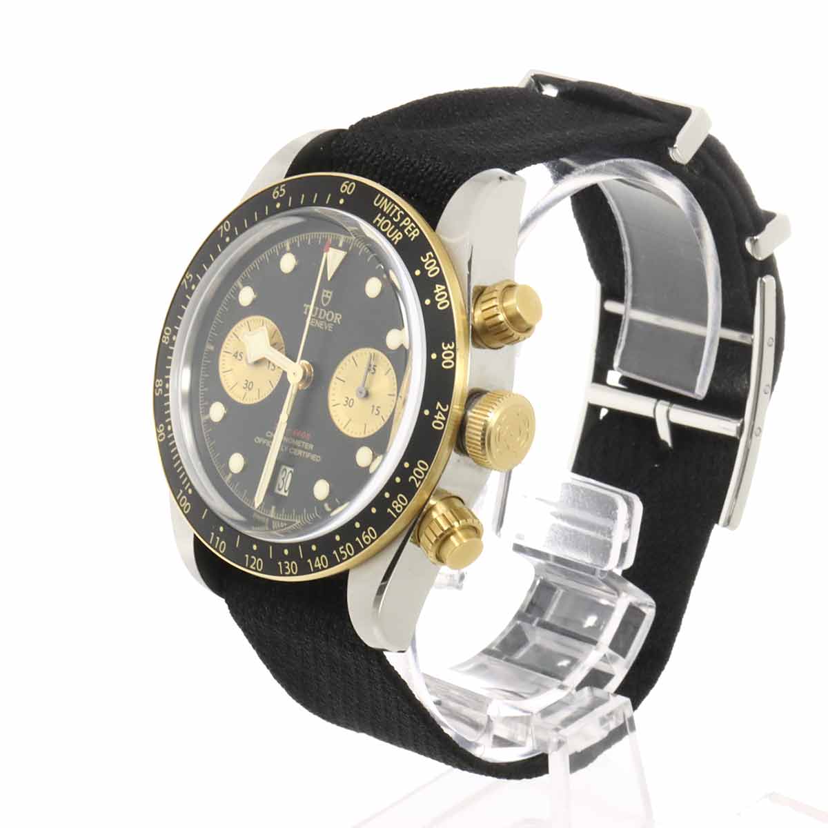 Heritage Black Bay 79363N YG Chronograph Automatic Date Mens