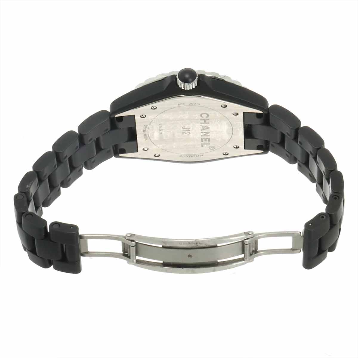 J12 42mm H3131 Matte Black Ceramic Automatic Black Dial Mens