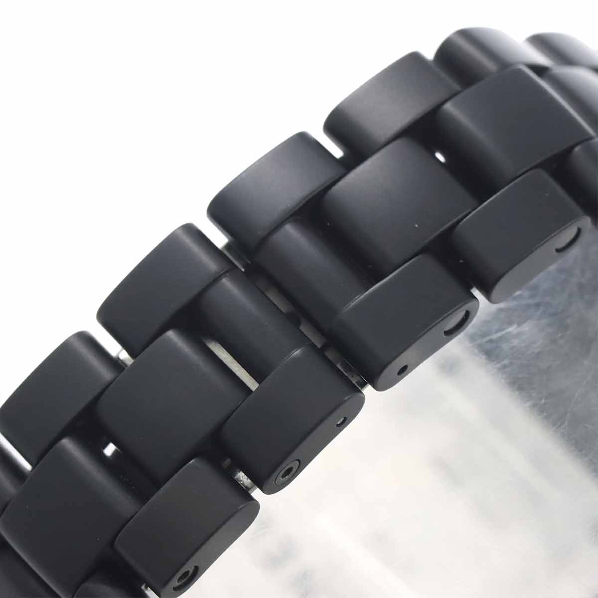 J12 42mm H3131 Matte Black Ceramic Automatic Black Dial Mens