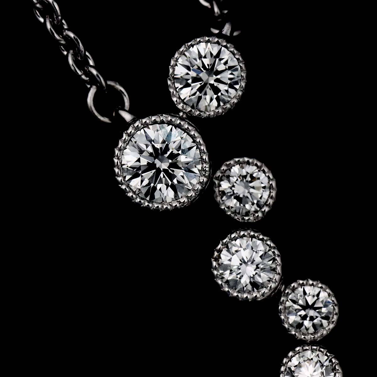 South Sea pearl 11.4mm Diamond 0.25ct Necklace 18K WG 750