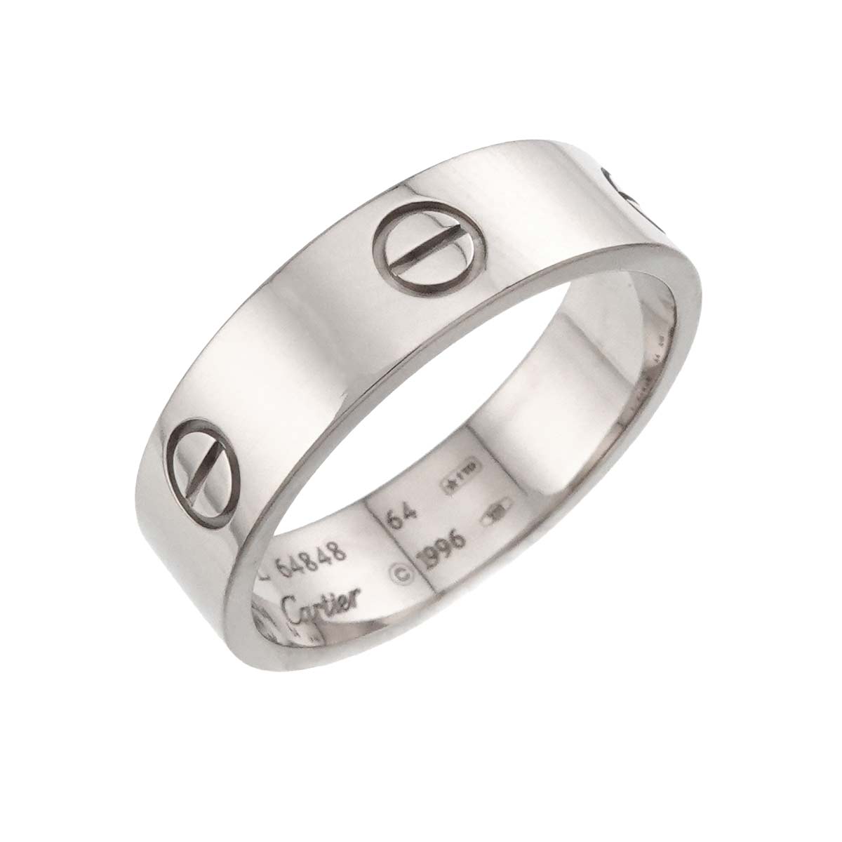 Love Ring 18K White Gold 750 size64 10.25(US)