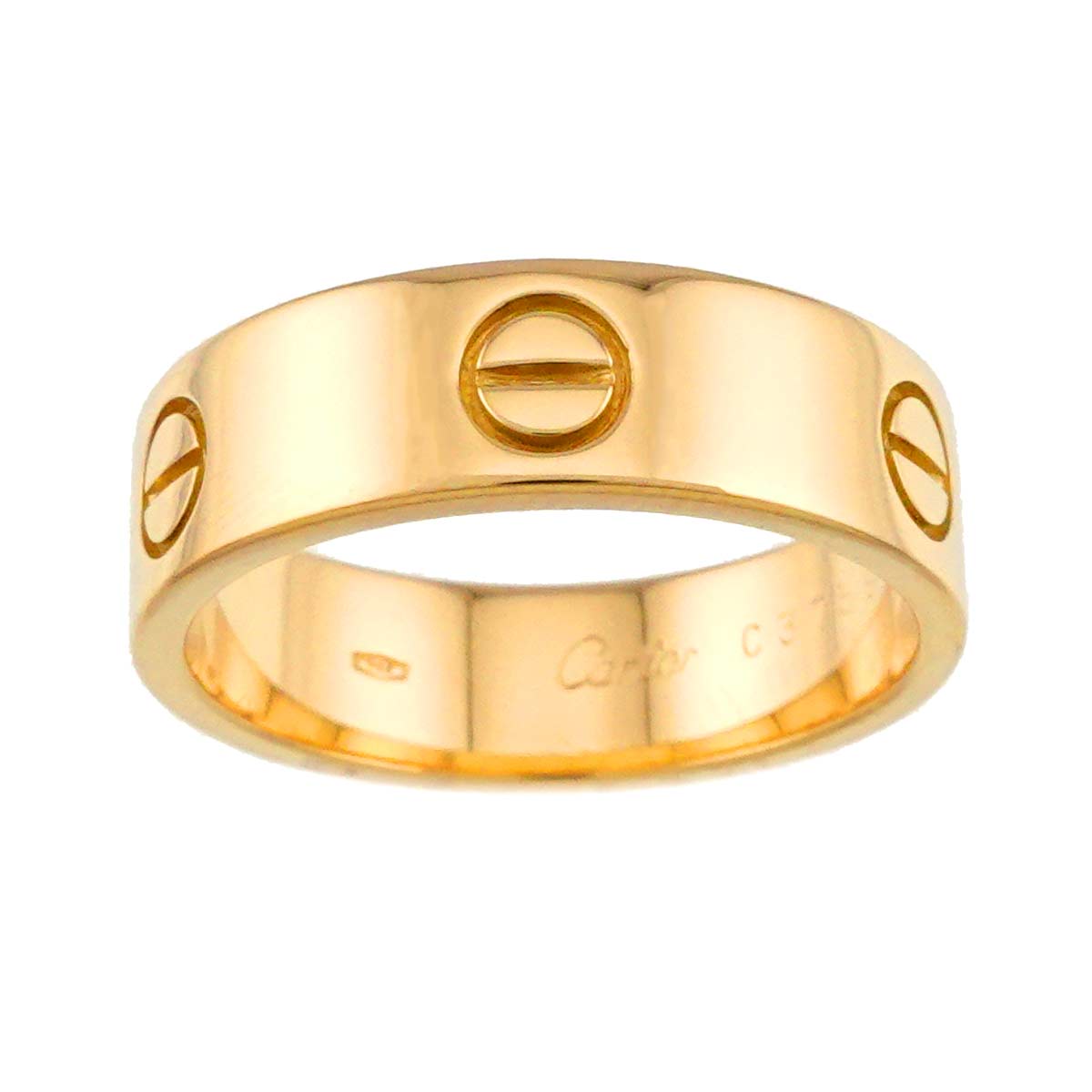 Love Ring 18K Yellow Gold 750 size58 7.75-8(US)
