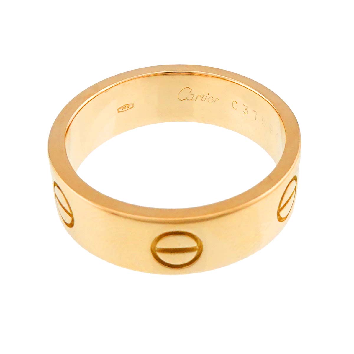 Love Ring 18K Yellow Gold 750 size58 7.75-8(US)