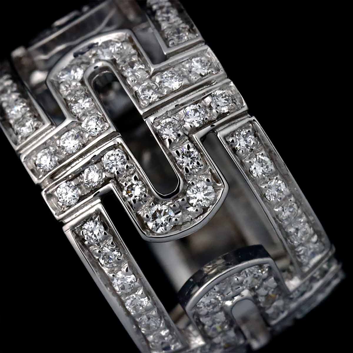 Parentesi Diamond Earrings Clip on 18K WG 750