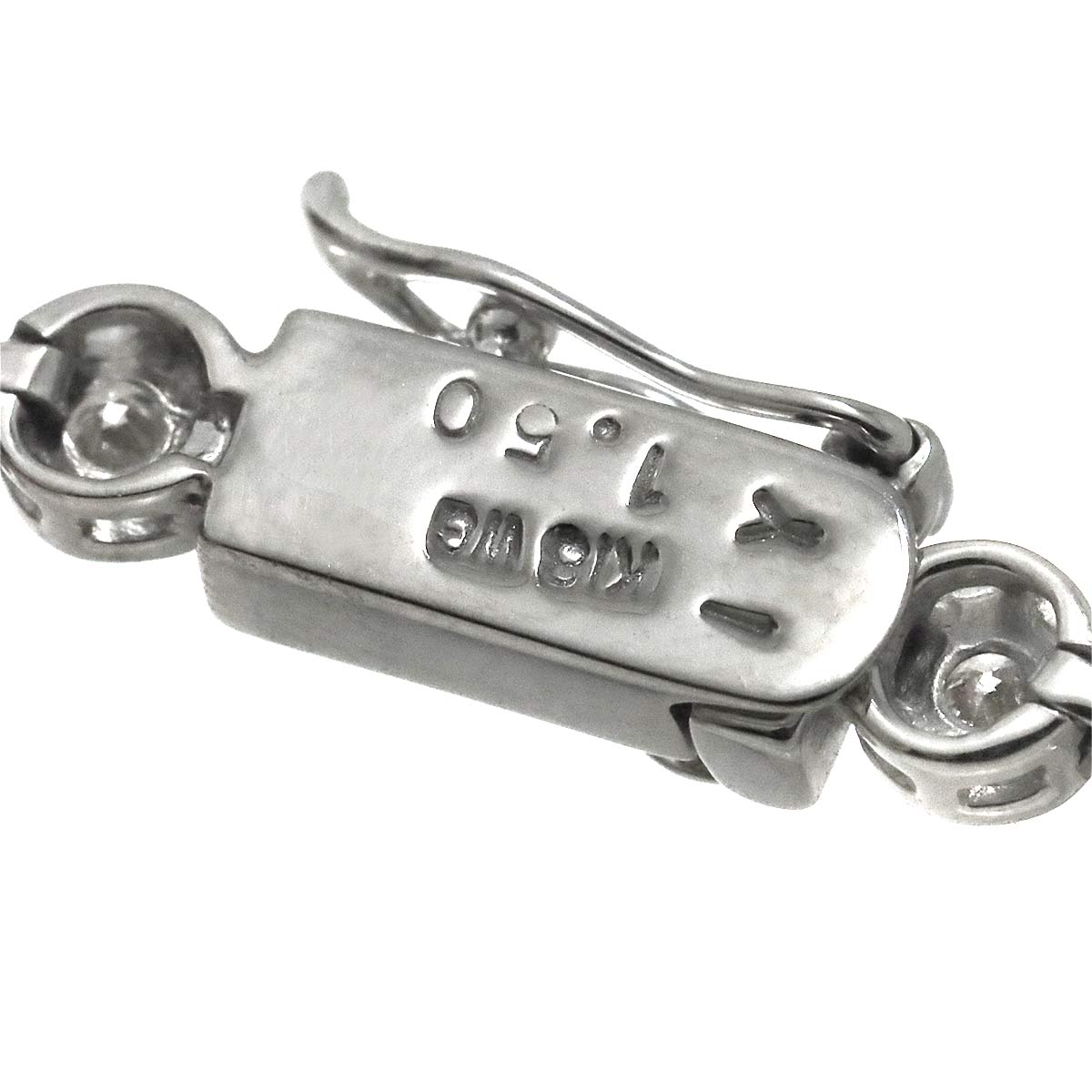 LINE Diamond 1.50ct Bracelet 18K White Gold 750