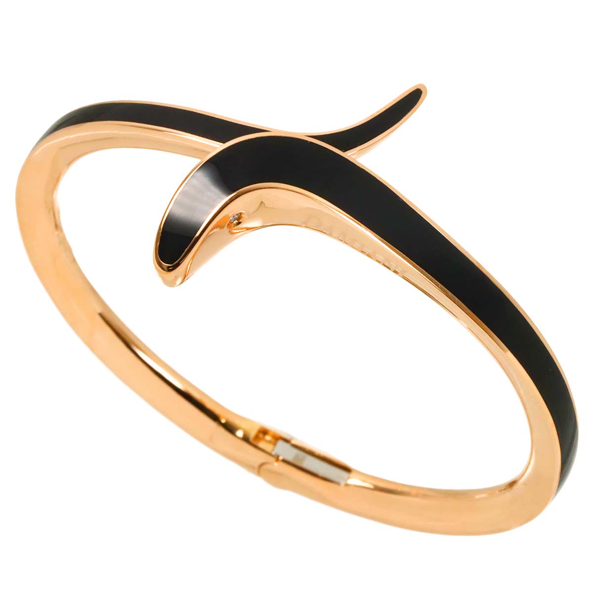 Eden Diamond Black Ceramic Bracelet 18K PG 750 Size:S