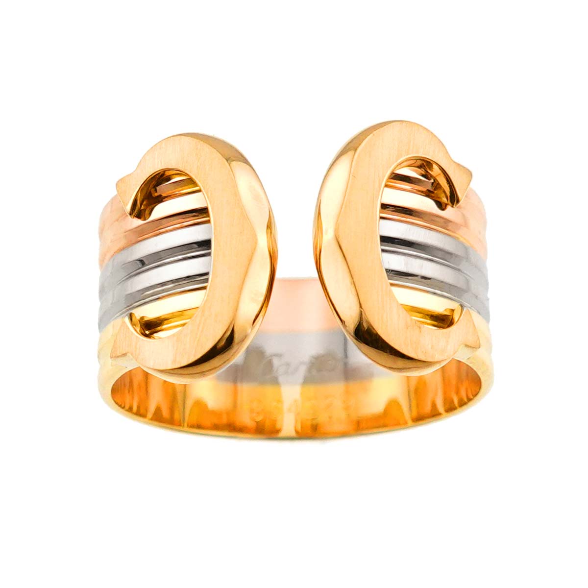 2C Ring 18K YG WG PG 750 Size59 8.25(US)