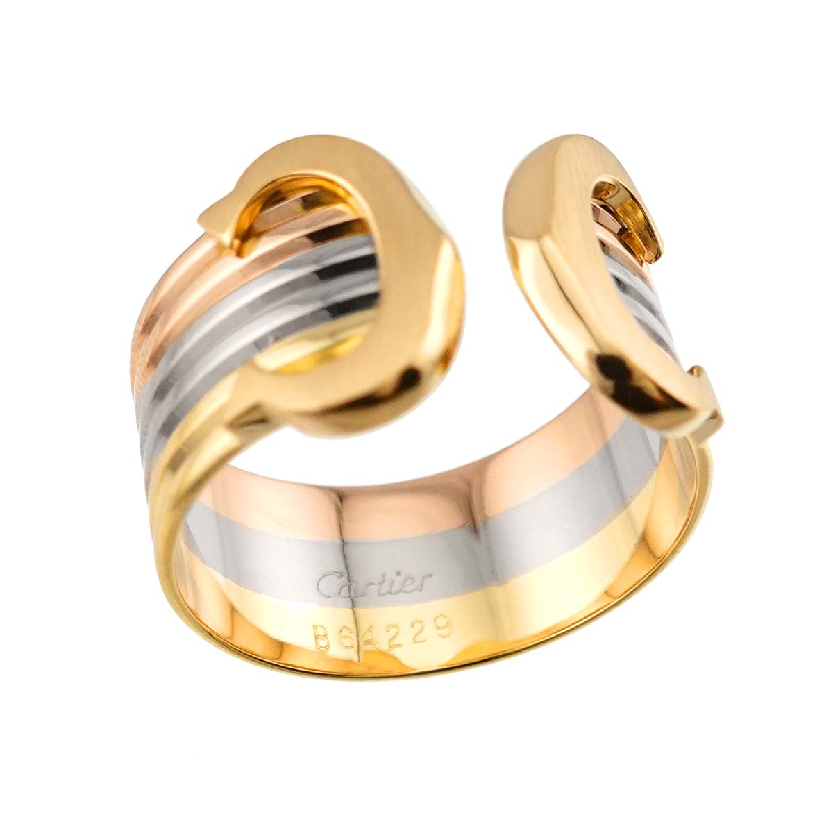 2C Ring 18K YG WG PG 750 Size59 8.25(US)