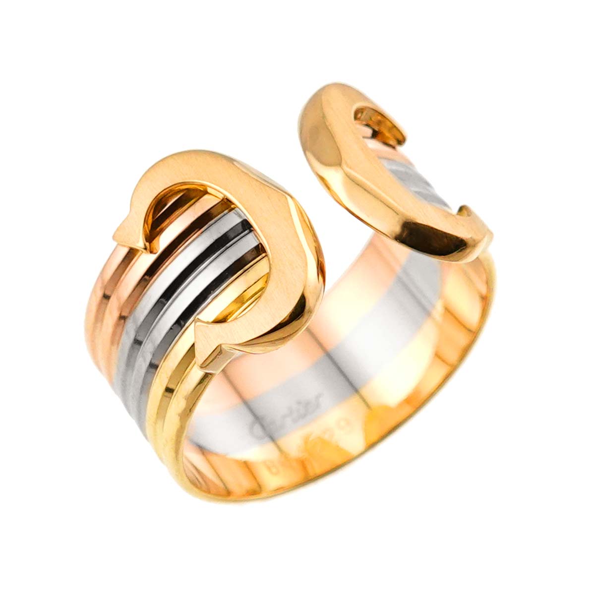 2C Ring 18K YG WG PG 750 Size59 8.25(US)