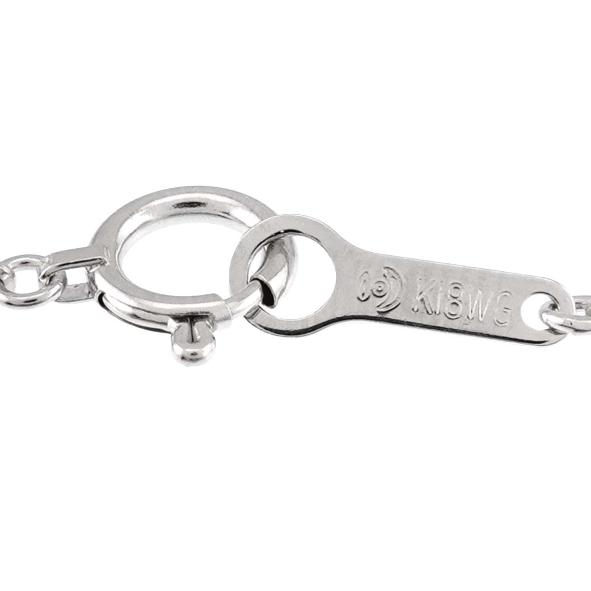 Trilogy Diamond 0.53ct Necklace 18K WG 750