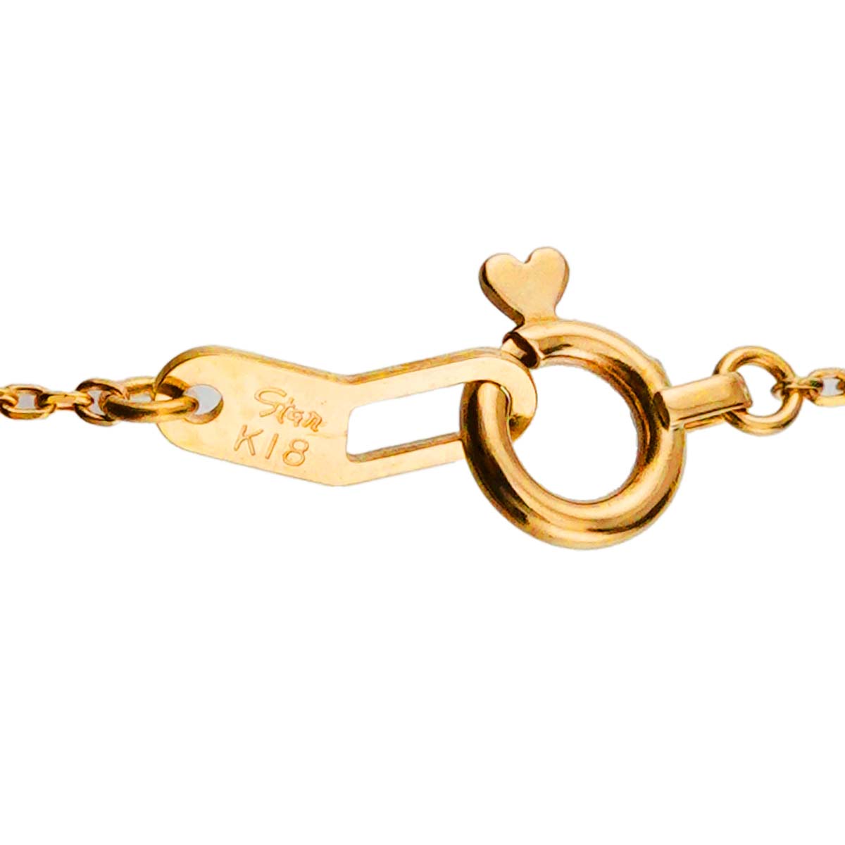 Akoya Pearl 7.6mm Diamond 0.05ct Necklace 18K YG 750