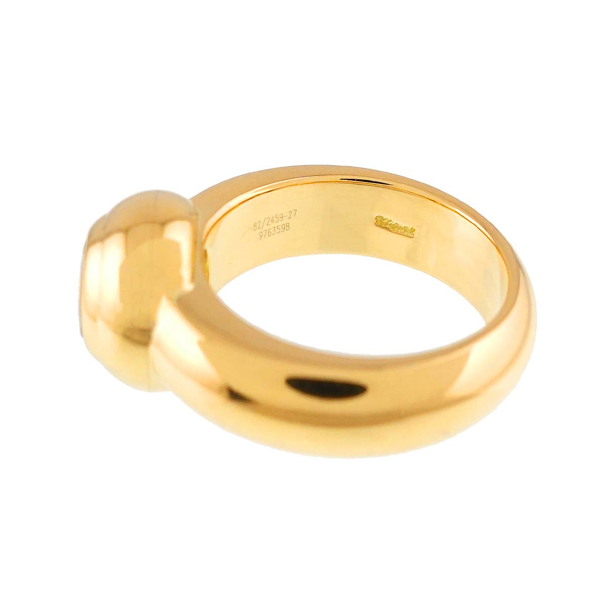 Happy Diamond Ring 18K YG 750 Size6.5-6.75(US)