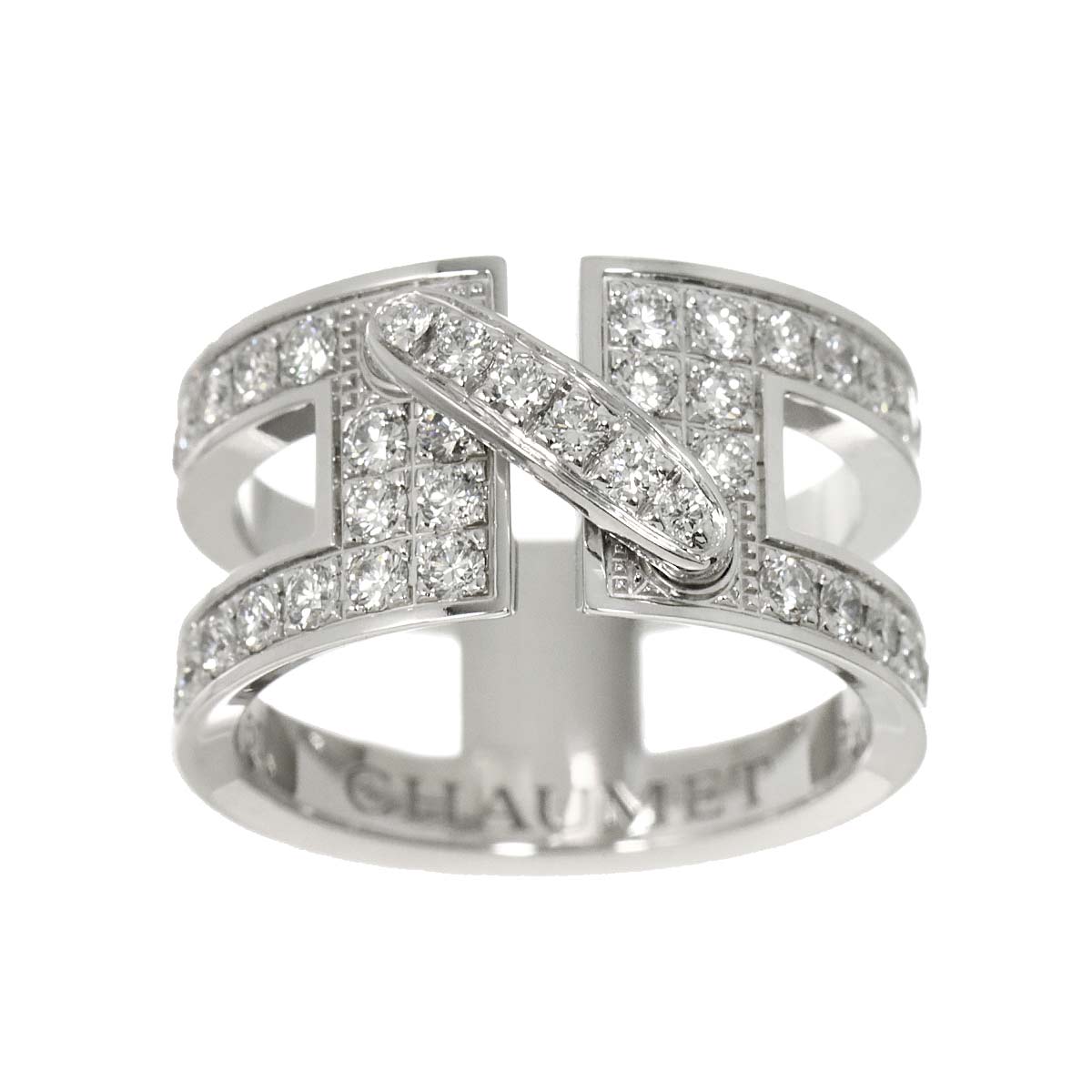 eux de Liens Diamond Ring 18K White Gold 750 size50 5-5.25(US)