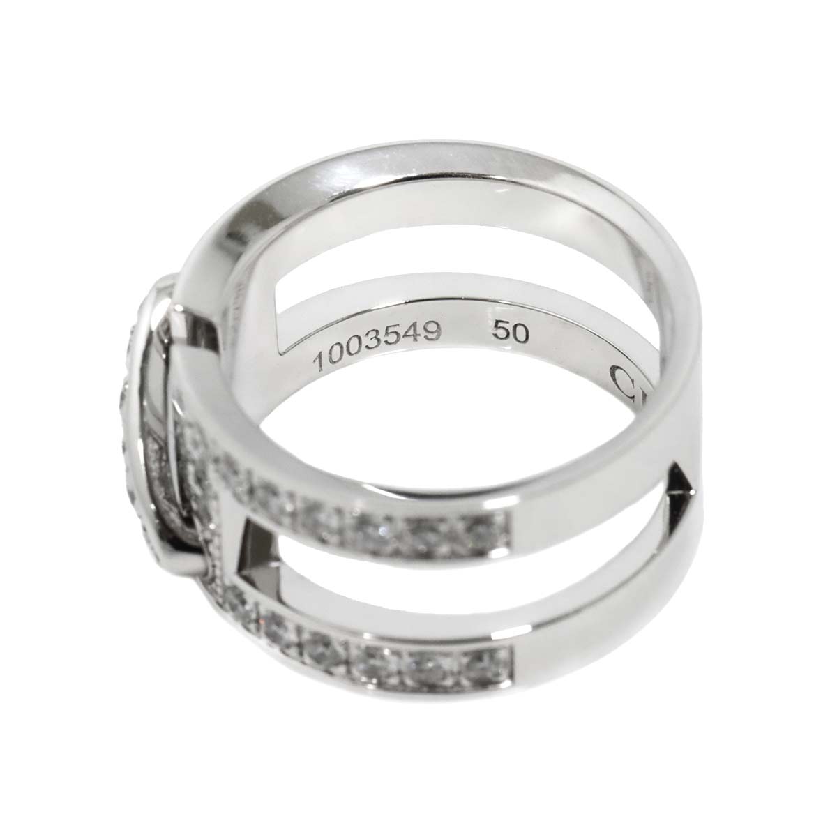 eux de Liens Diamond Ring 18K White Gold 750 size50 5-5.25(US)