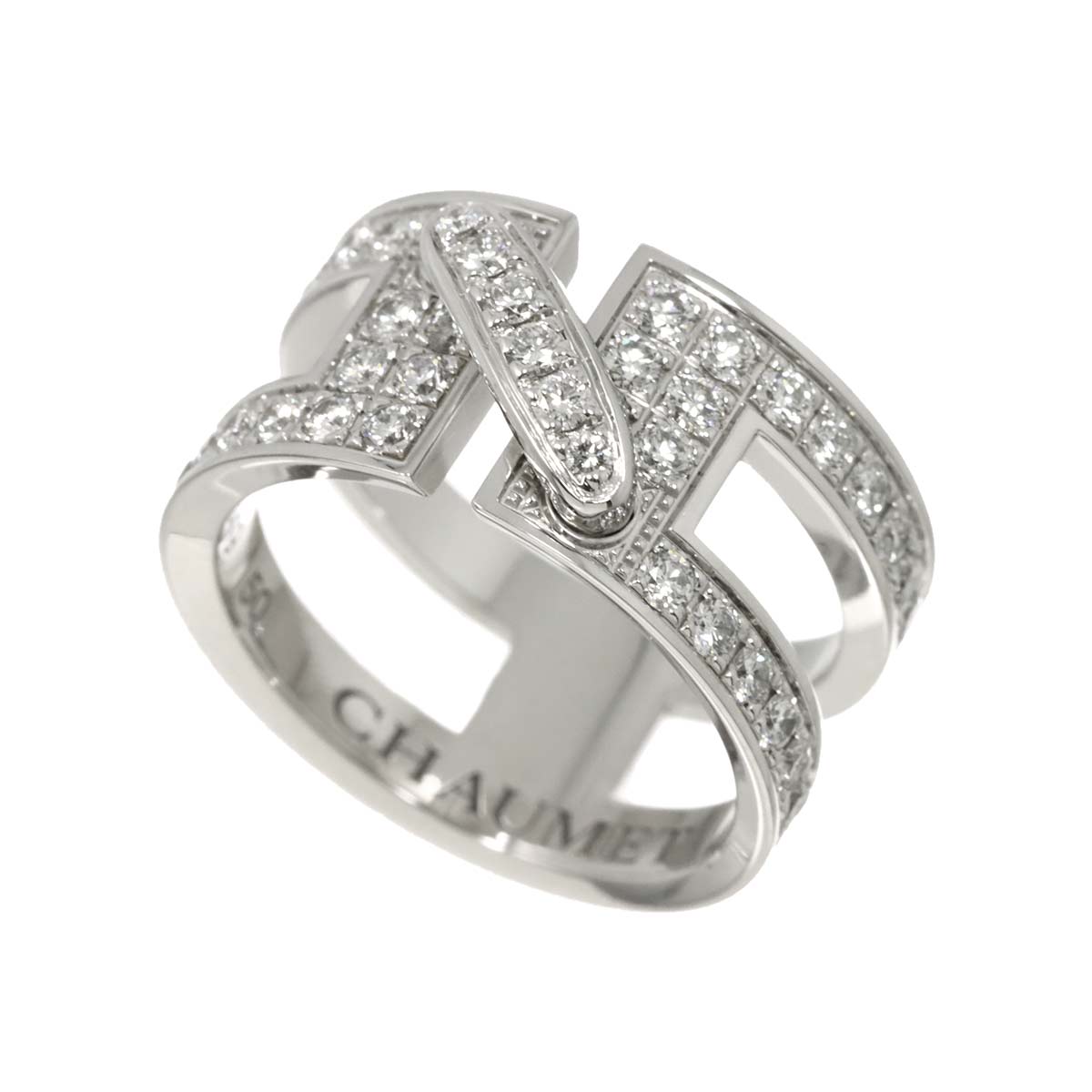 eux de Liens Diamond Ring 18K White Gold 750 size50 5-5.25(US)