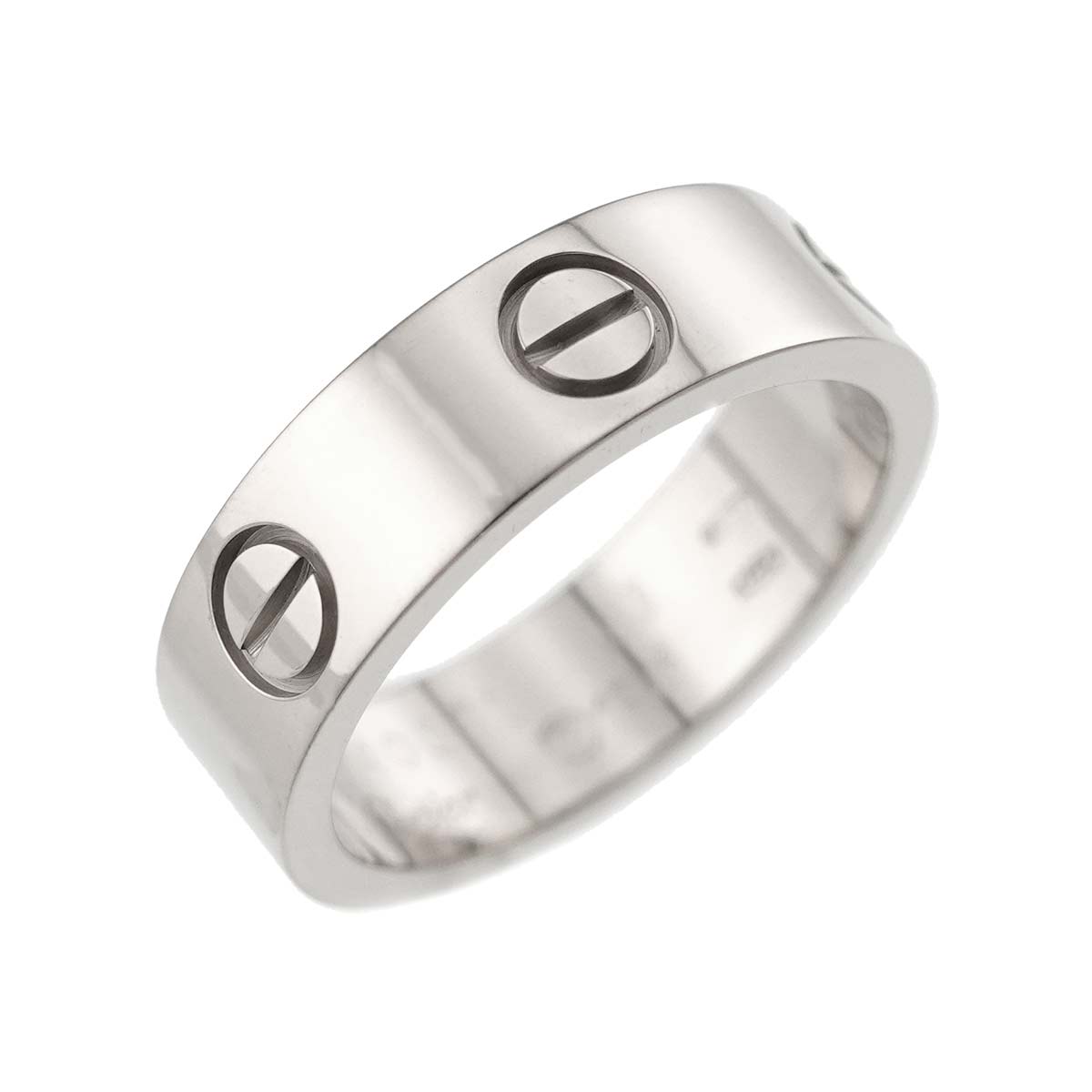 Love Ring 18K White Gold 750 size53 6(US)