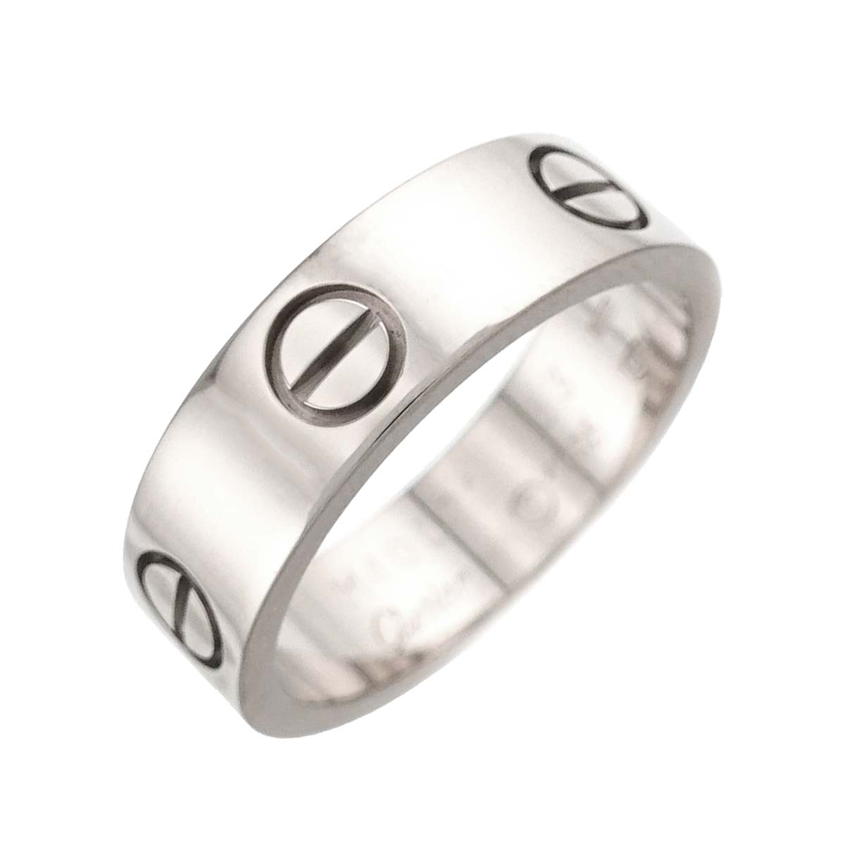 Love Ring 18K White Gold 750 size53 6(US)