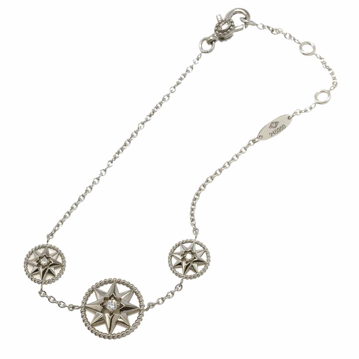 Rose des Vents Diamond MOP Bracelet 18K WG 750