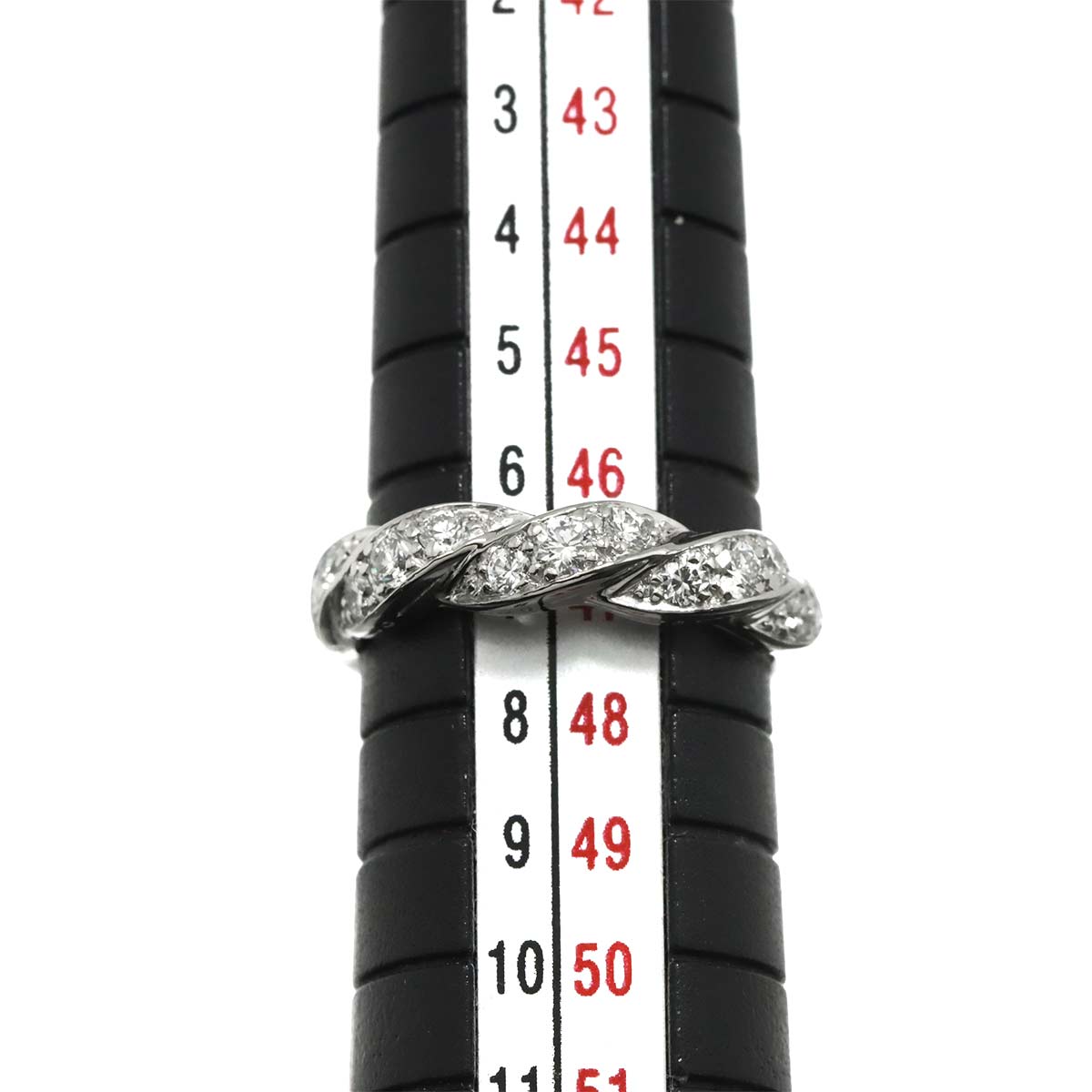 Diamond Ring Pt Platinum Size4-4.5(US)