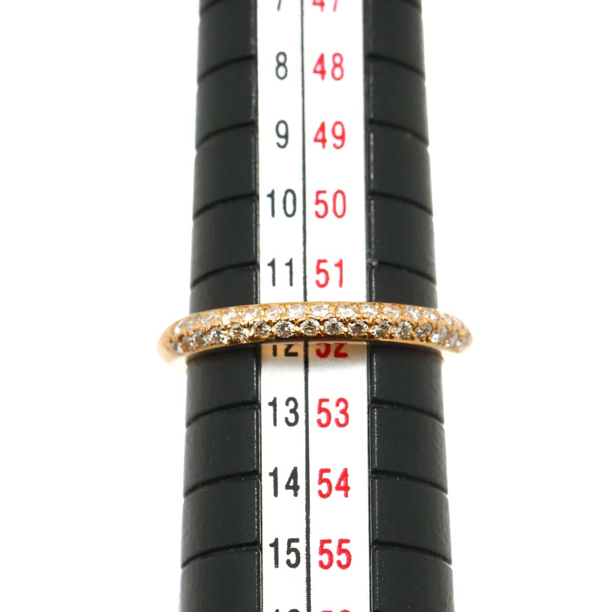 Diamond 0.31ct Ring 18K PG Pink Gold 750 Size5.75-6(US)