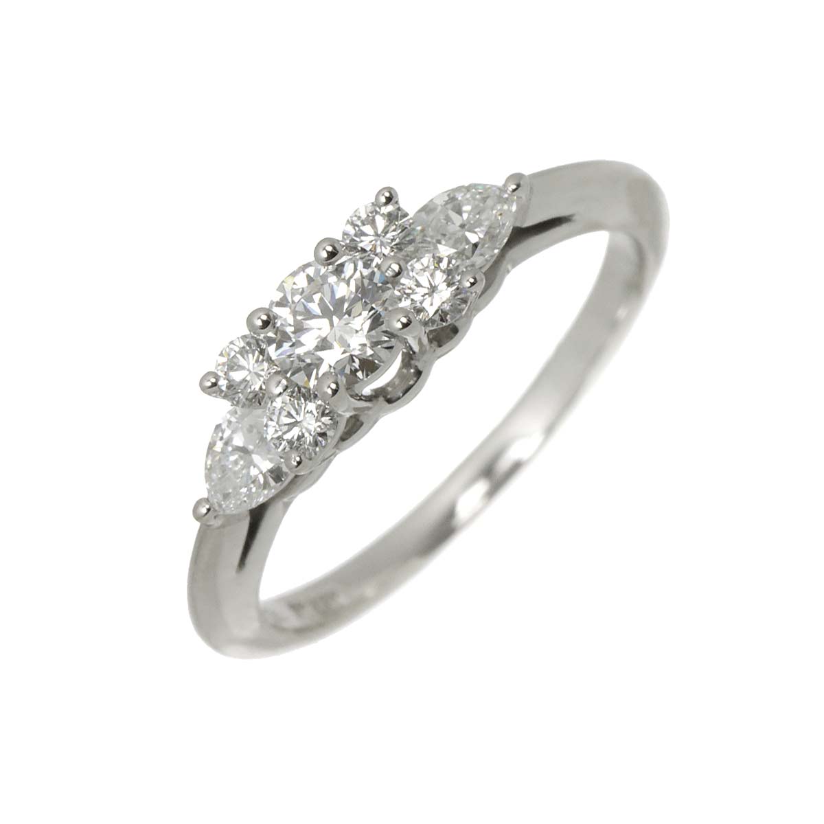 Diamond Ring Platinum size4.75-5(US)