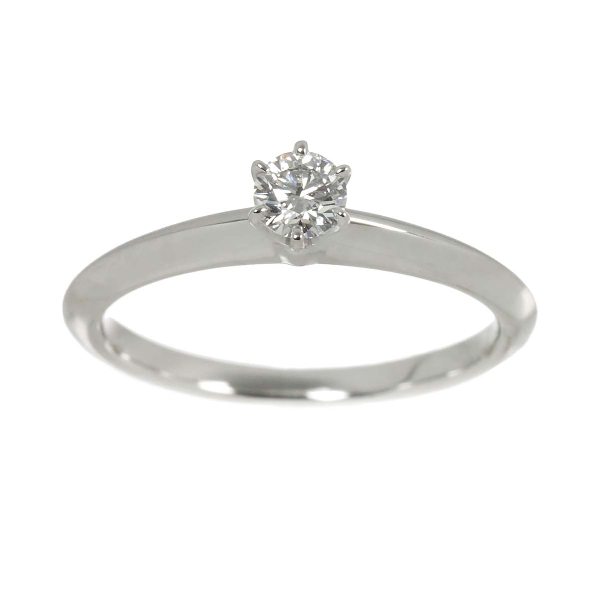 Diamond 0.21ct Ring Pt Platinum Size5.75-6(US)