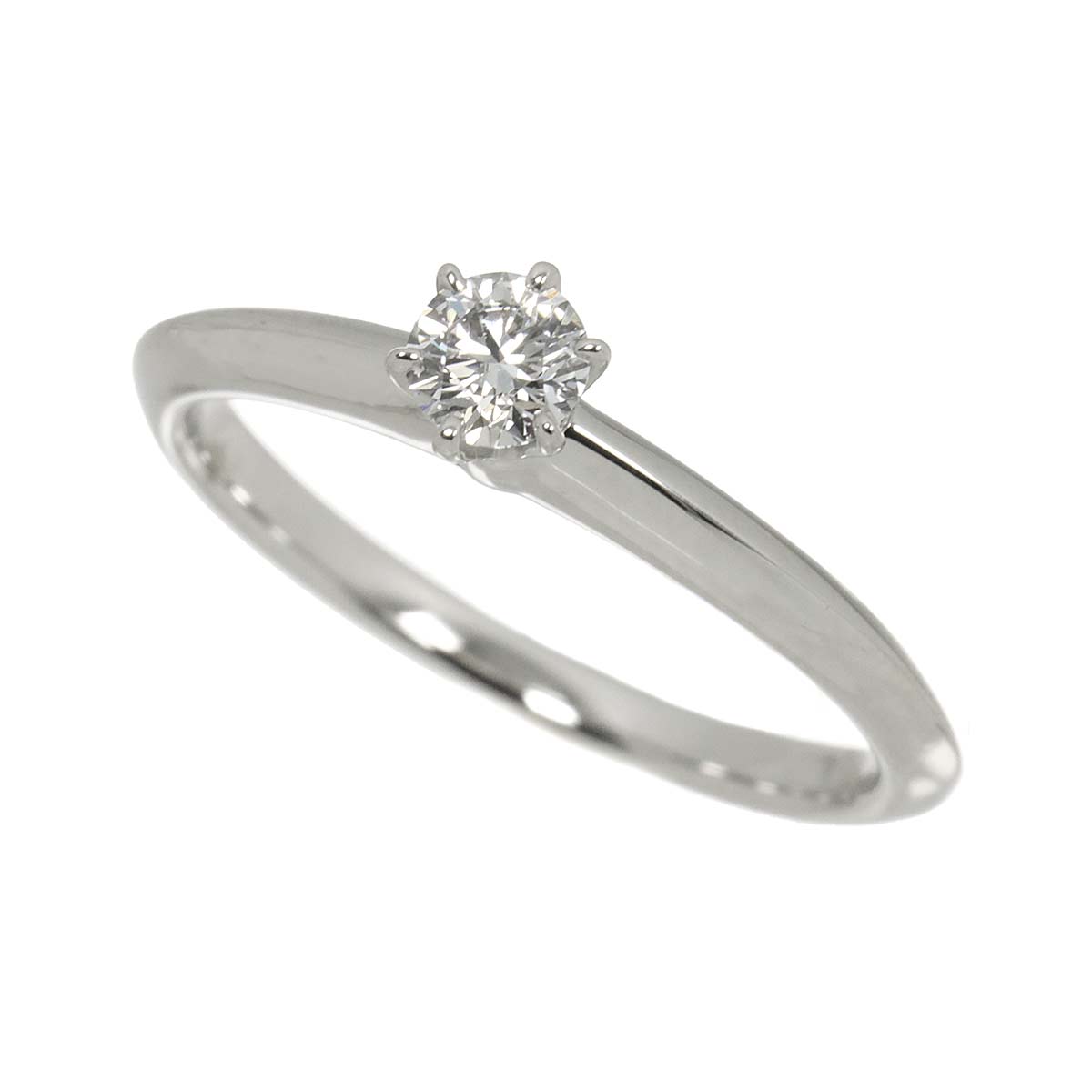 Diamond 0.21ct Ring Pt Platinum Size5.75-6(US)