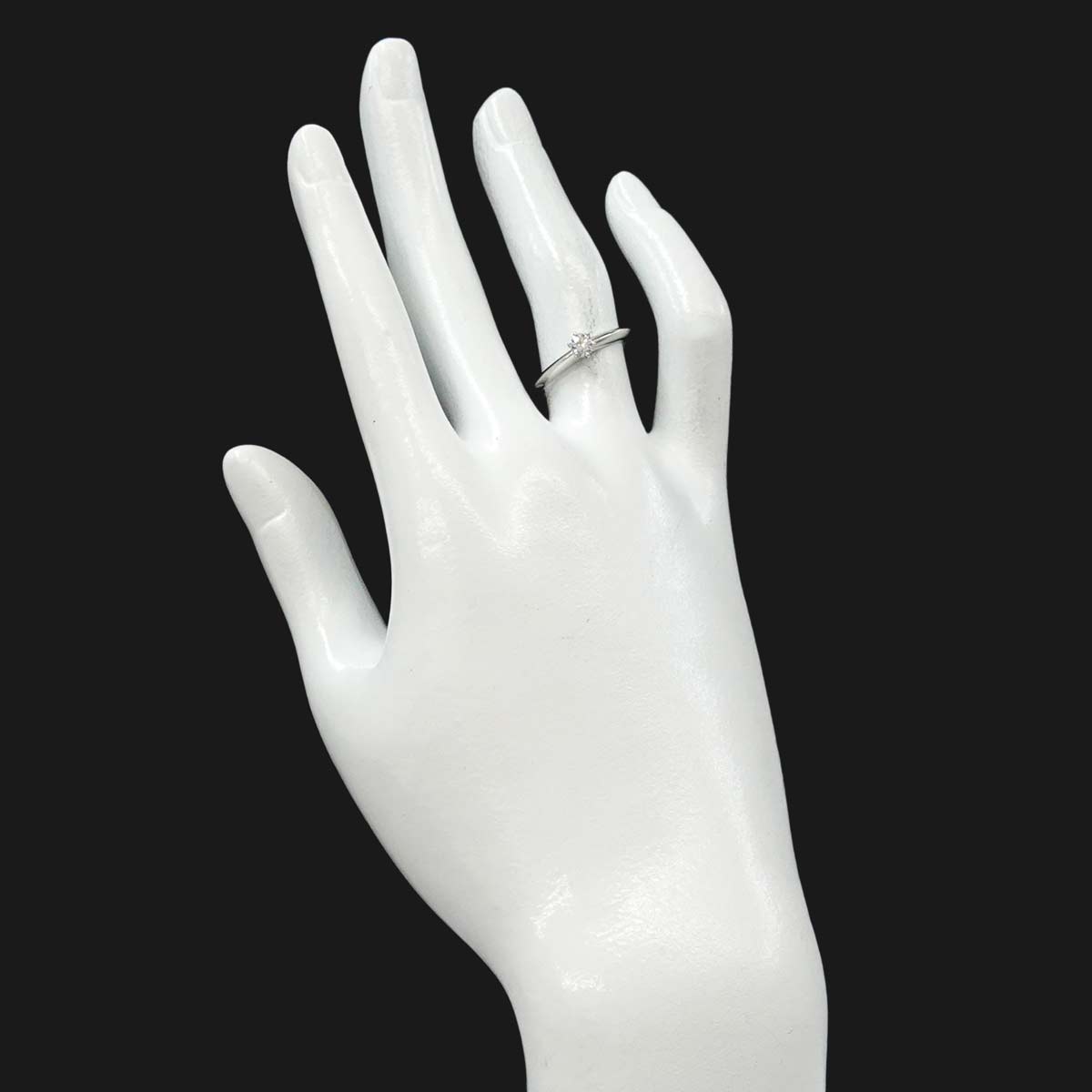 Diamond 0.21ct Ring Pt Platinum Size5.75-6(US)