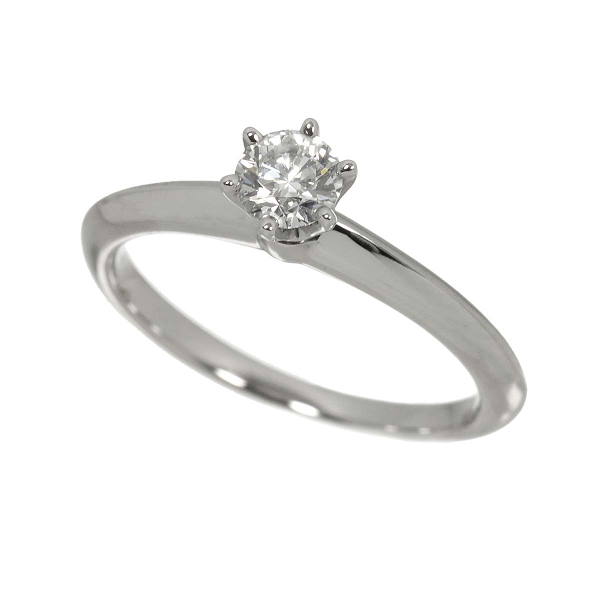 Diamond 0.26ct Ring Platinum Size4.5(US)