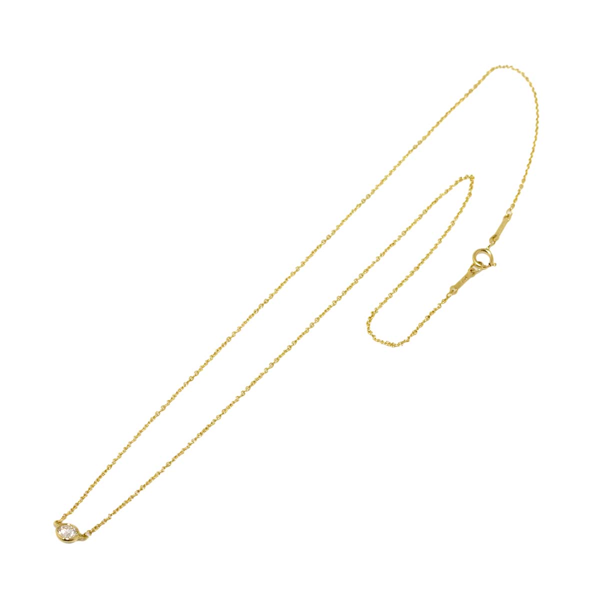 By The Yard Diamond 1P Necklace 18K Yellow Gold 750