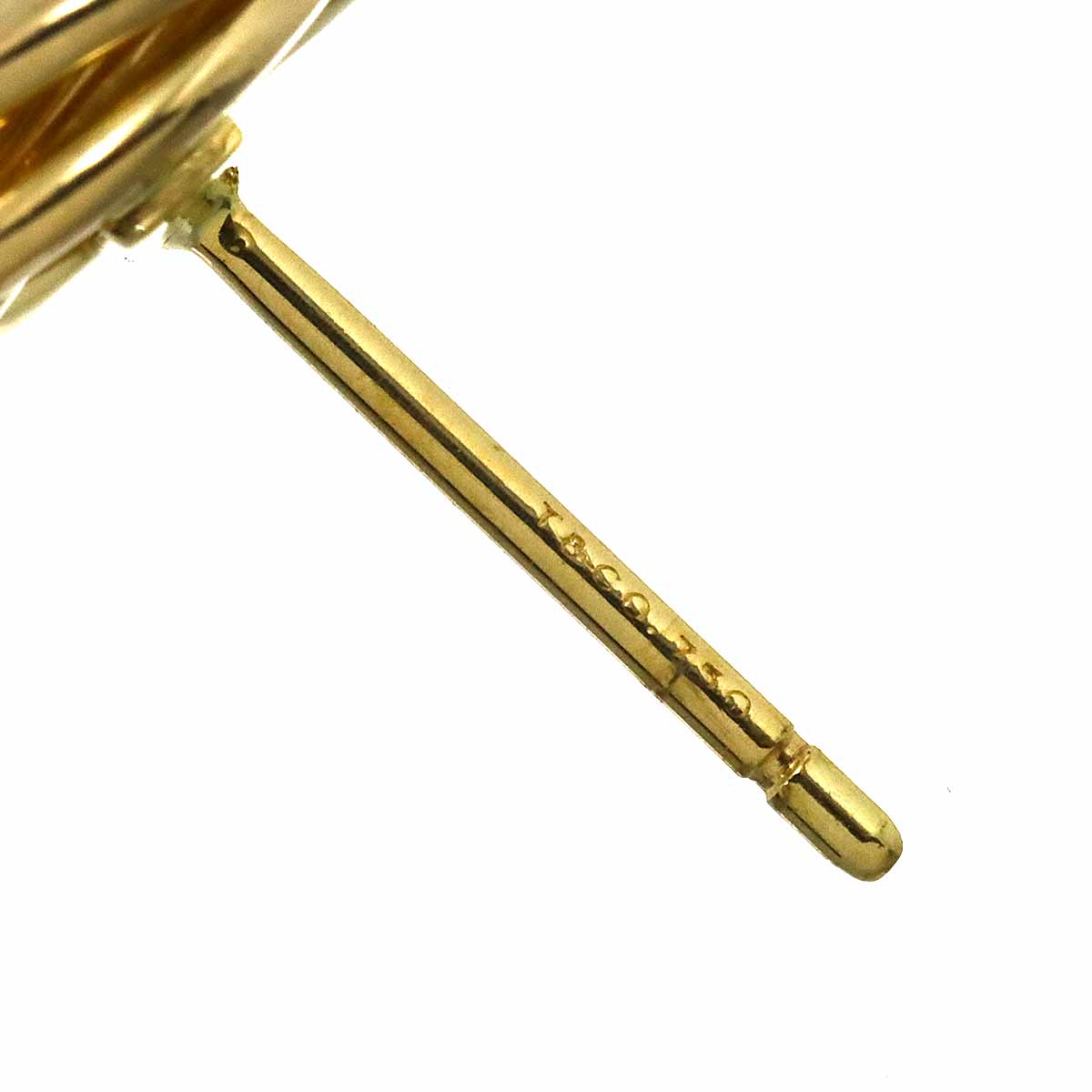 Akoya Pearl 5.0mm Earrings Pierced 18K YG 750