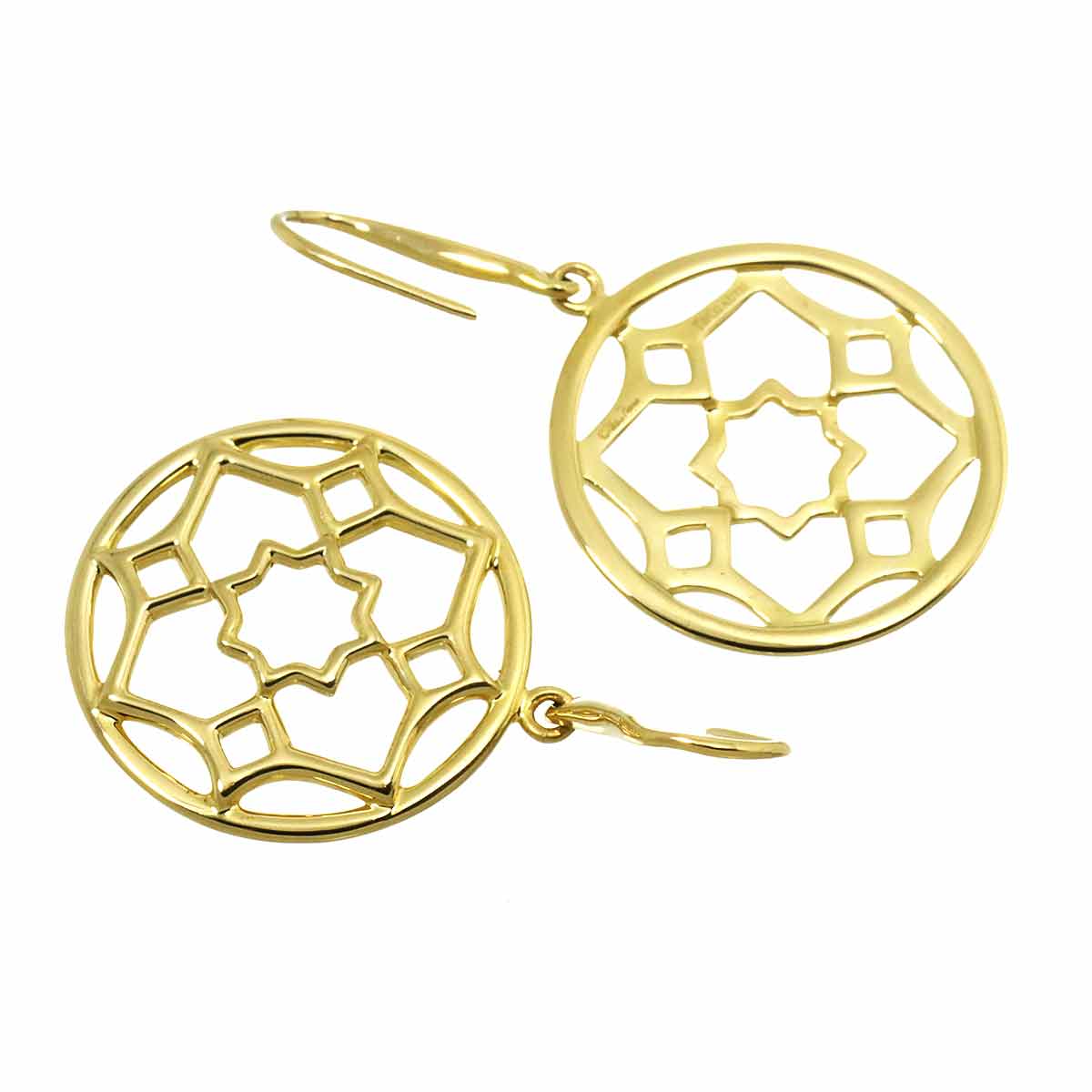 Earrings Pierced 18K Yellow Gold 750
