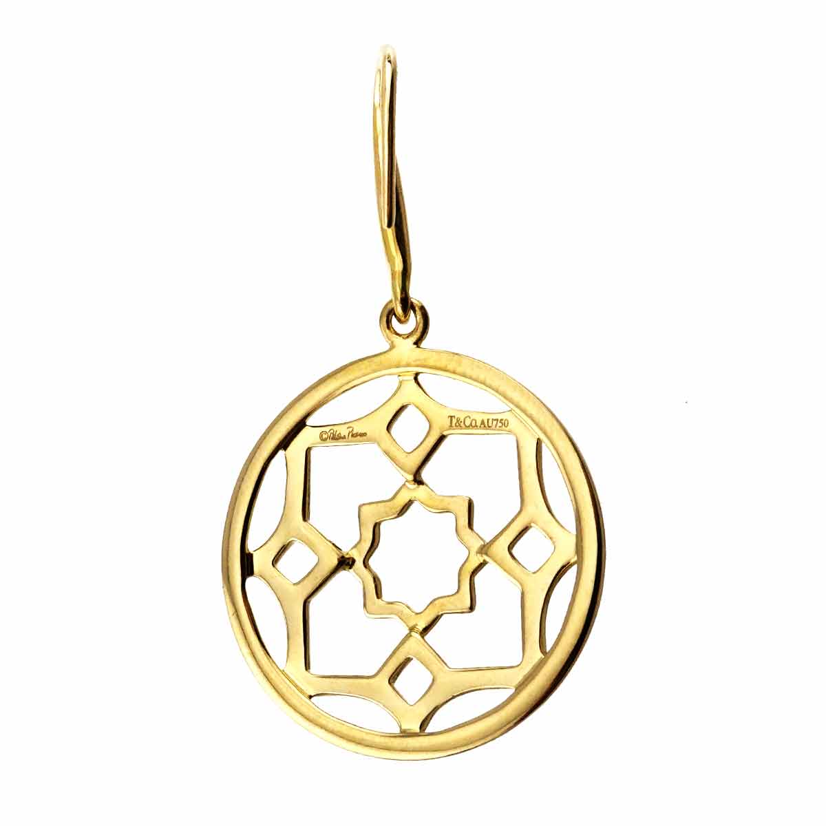 Earrings Pierced 18K Yellow Gold 750