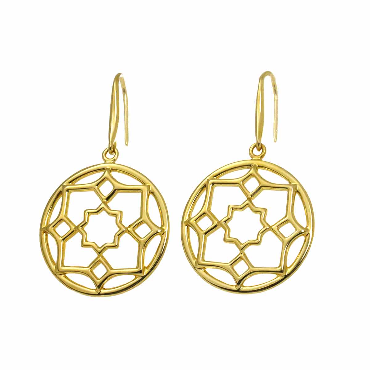 Earrings Pierced 18K Yellow Gold 750